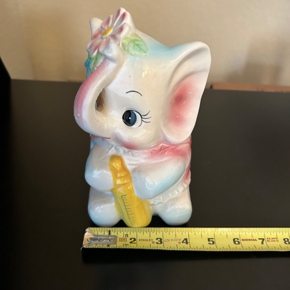 Elephant Planter, Nursery Baby Shower Gift. Vintage - Picture 11 of 12